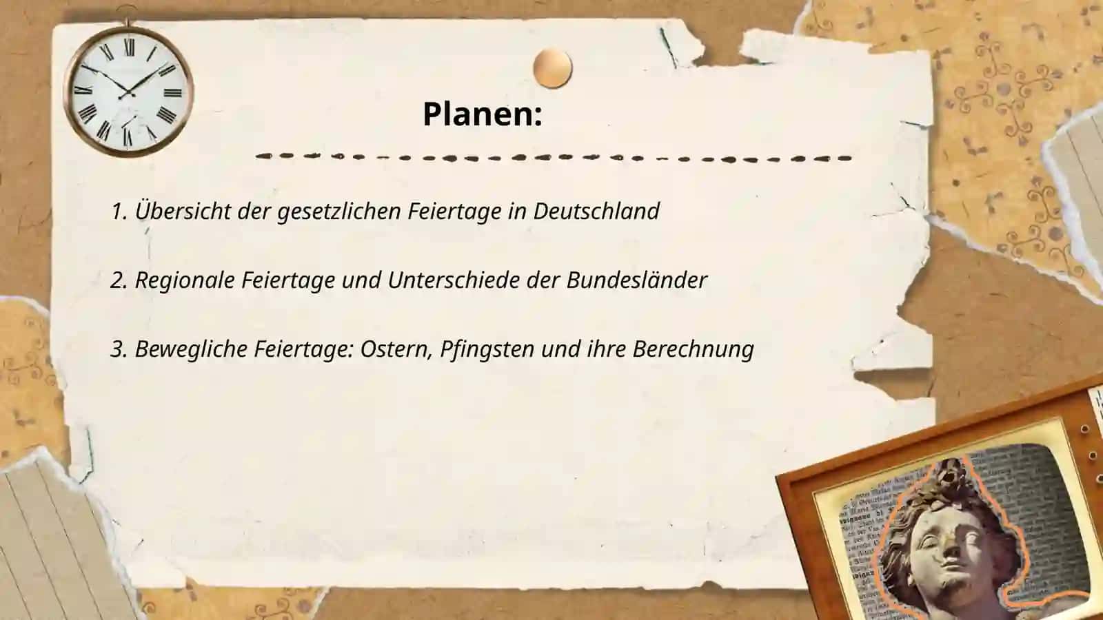 Feiertage in Deutschland 2