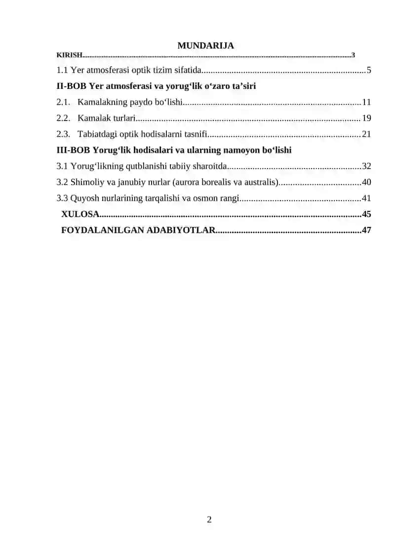 Optika Fanidan Tabiatdagi Optik Hodisalar 2