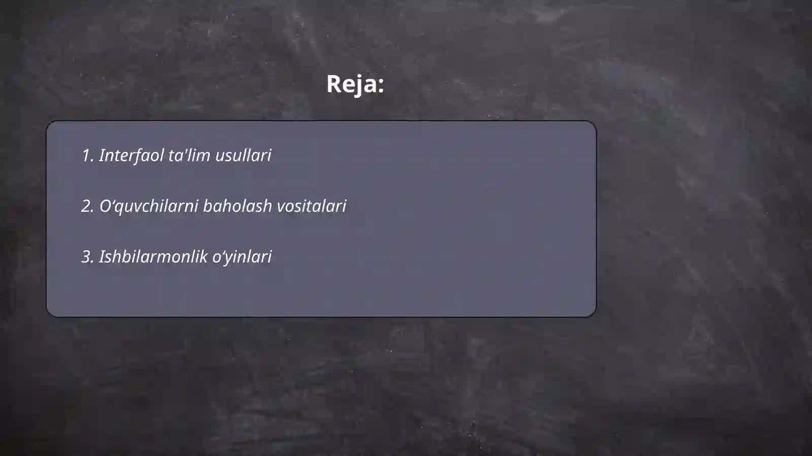 Interfaol ta'lim usullari 2