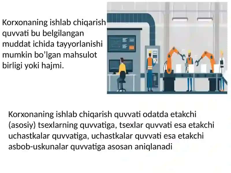 Ishlab Chiqarish Quvvatini Rejalashtirish 2