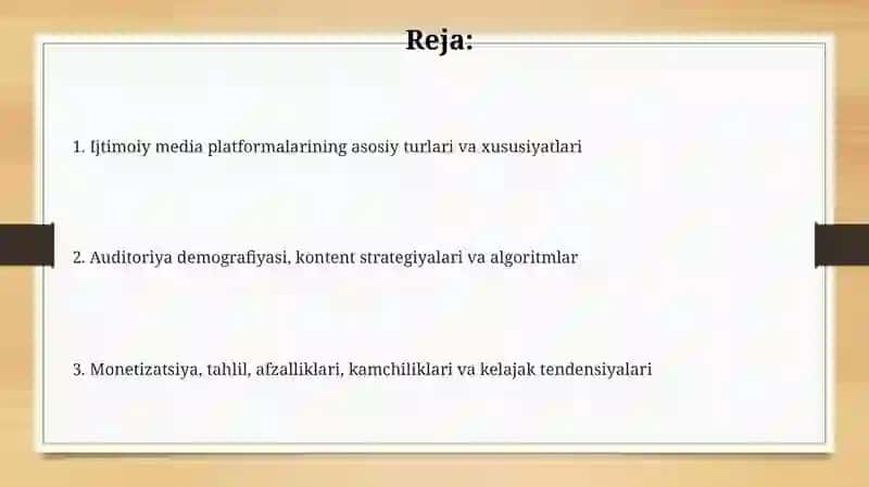 Ijtimoiy media platformalari 2