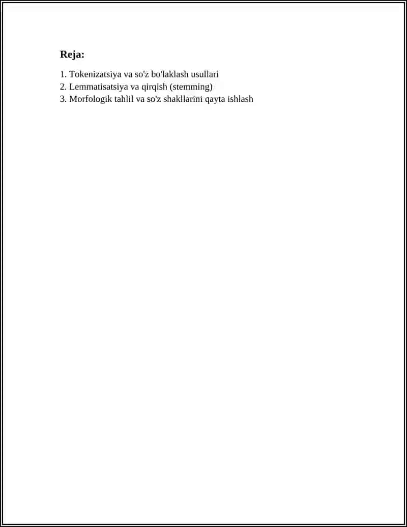MATNLI MALUMOTLARNI QAYTA ISHLASH DASTURLARINING IMKONIYATLARI 2