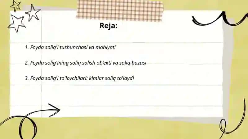 Foyda solig'i 2