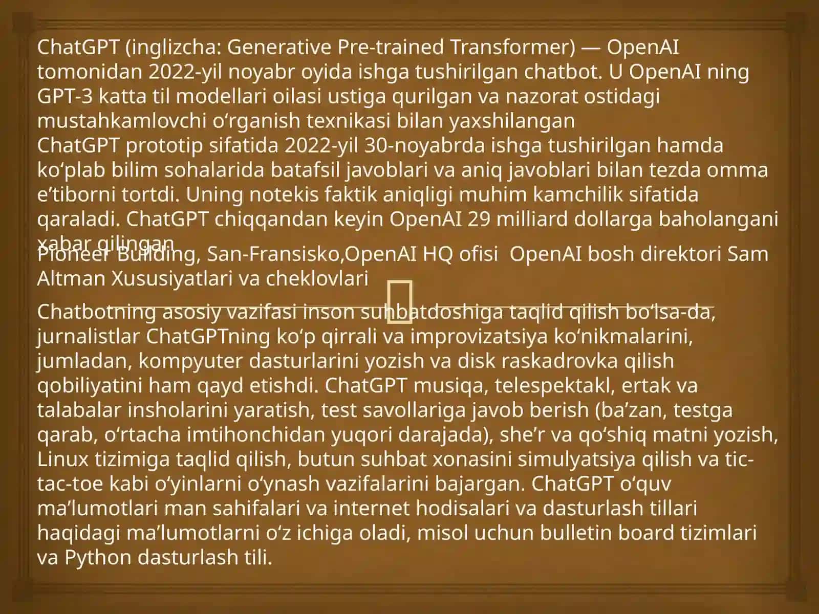 Sun'iy intellekt (SI) 2