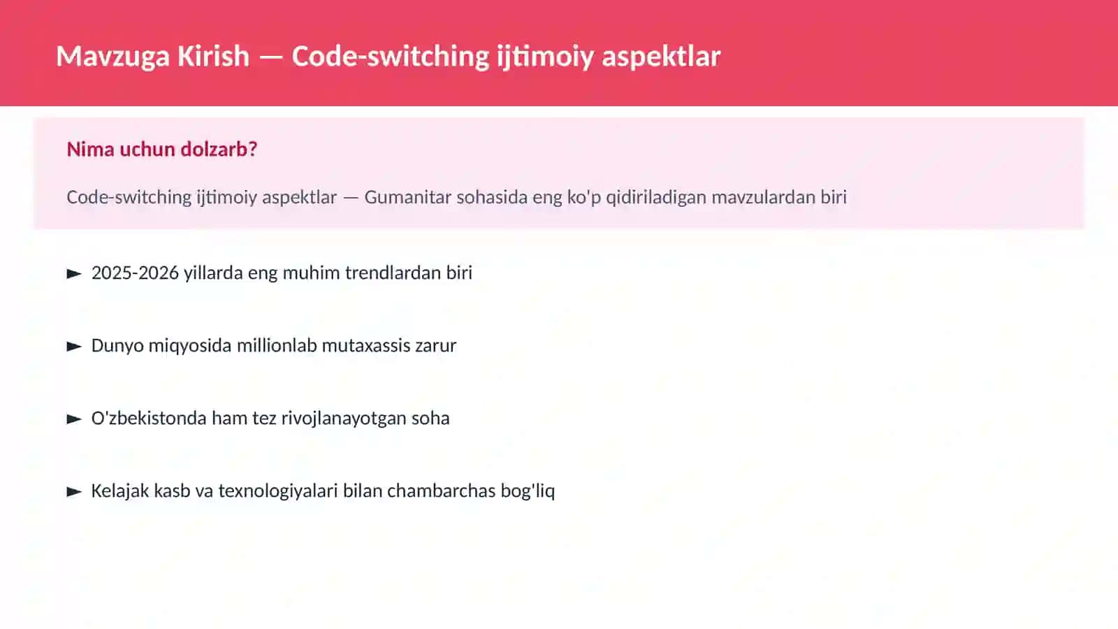 Code-switching ijtimoiy aspektlar 2