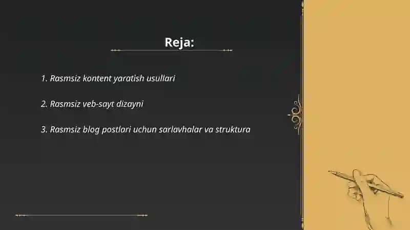 Rasmsiz kontent yaratish usullari 2