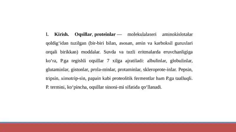 Oqsillar 2