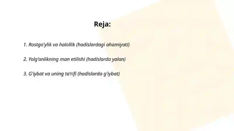Hadislarda nutq odobi 2