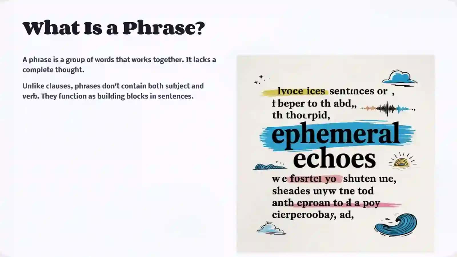 Making Phrases & Sentences 2