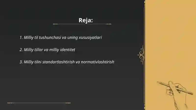 Milliy tillar (National languages) 2