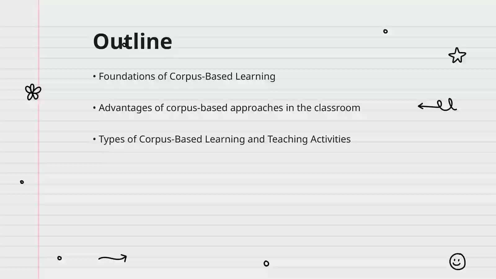 Types of corpus based learning and teaching activities in classroom 2