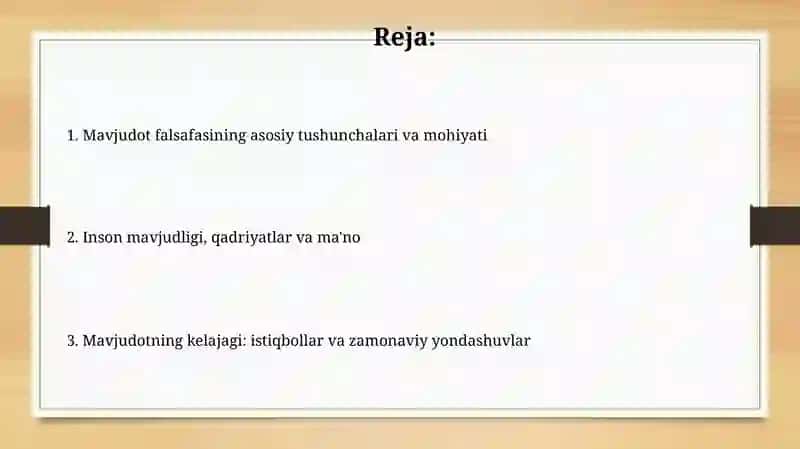 Borliq falsafasi 2