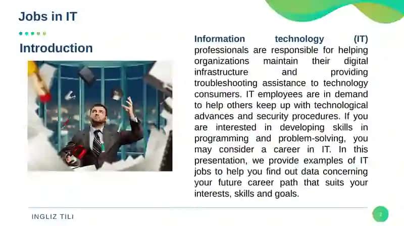 Jobs in IT 2