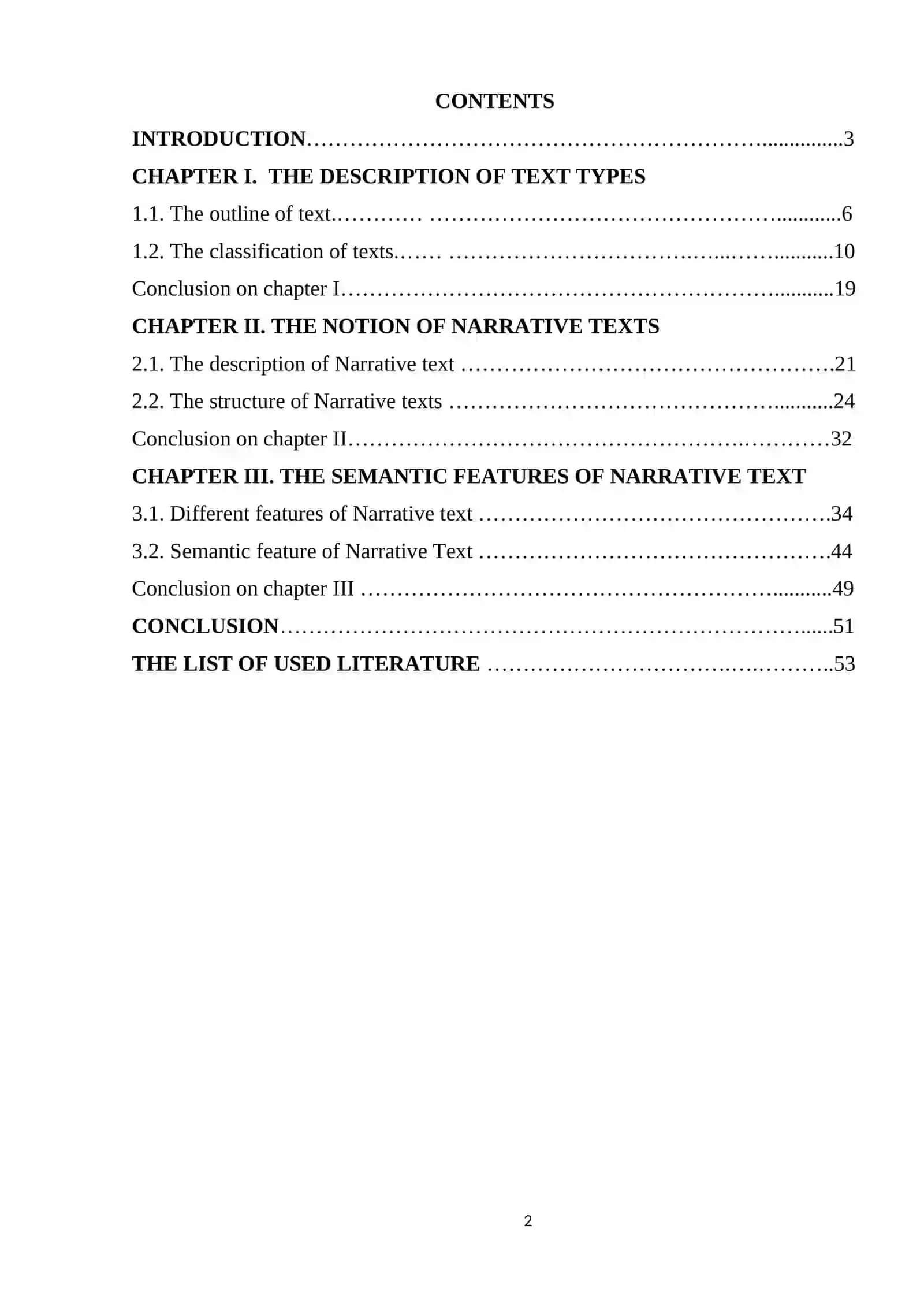 Final Qualification Paper: "Semantik xususiyatlari" 2