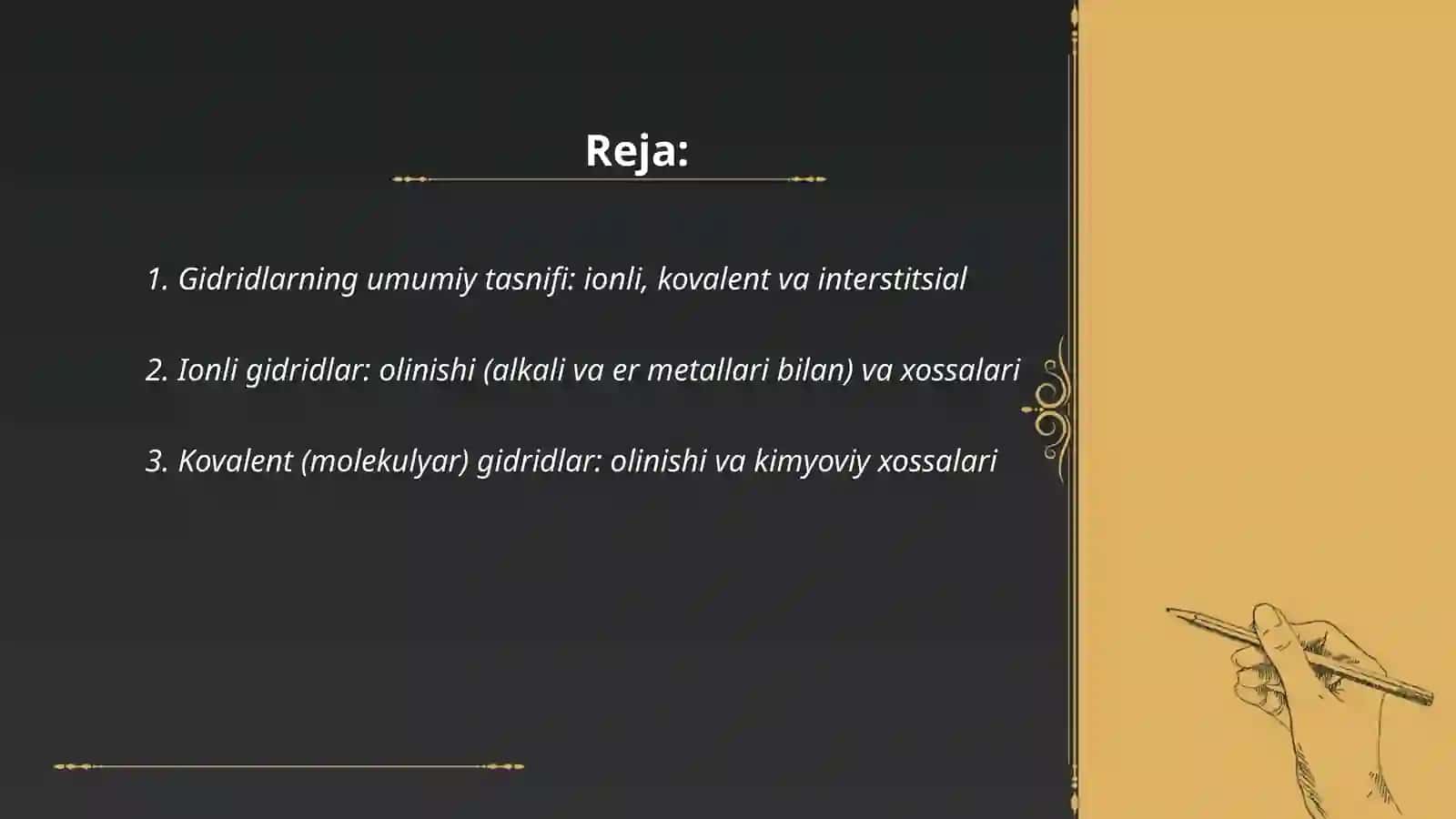 ion almashinish usullari gidrometallurgiyada 2