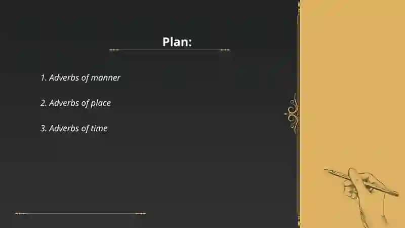 Classification of adverbs 2