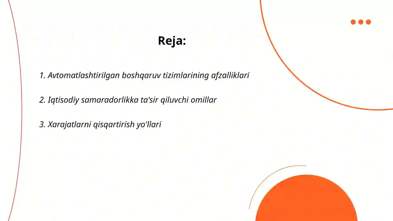 Avtomatlashtirilgan boshqaruv tizimlarining iqtisodiy samaradorligi 2