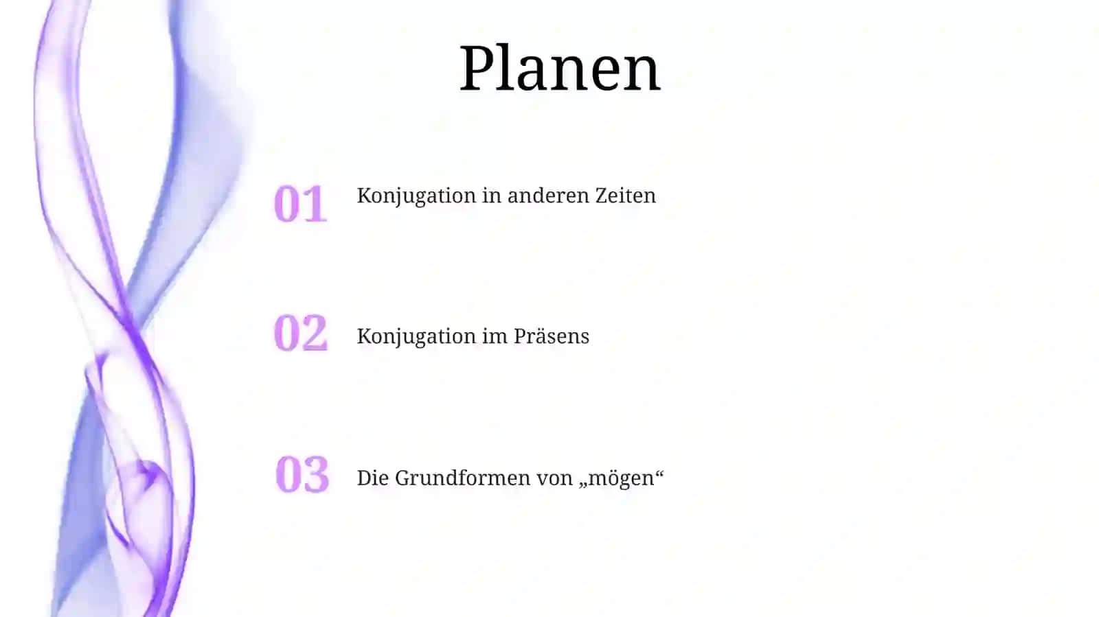 Konjugation mochten mogen 2