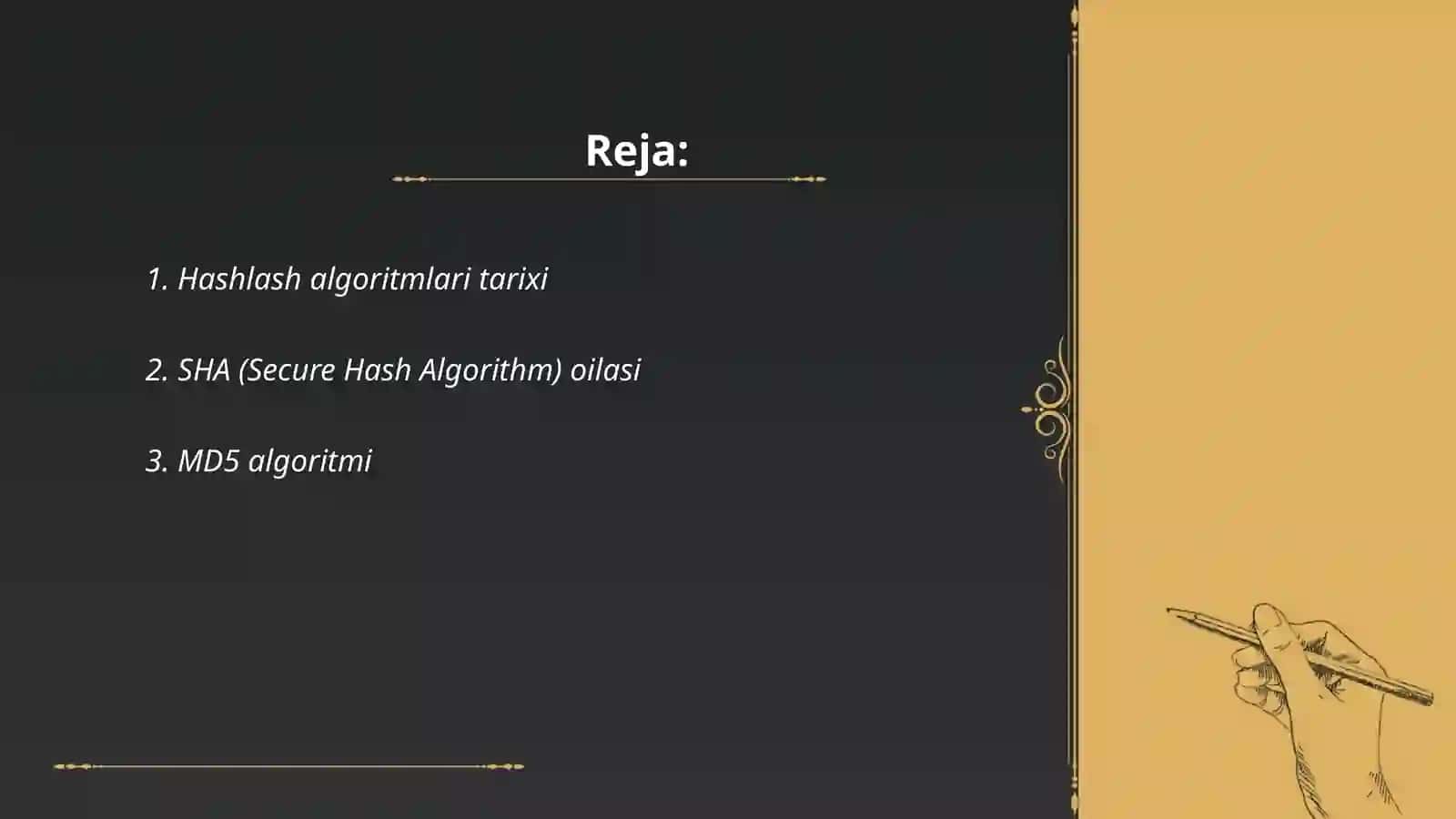 Maʼlumotlari hashlash algoritmlari 2