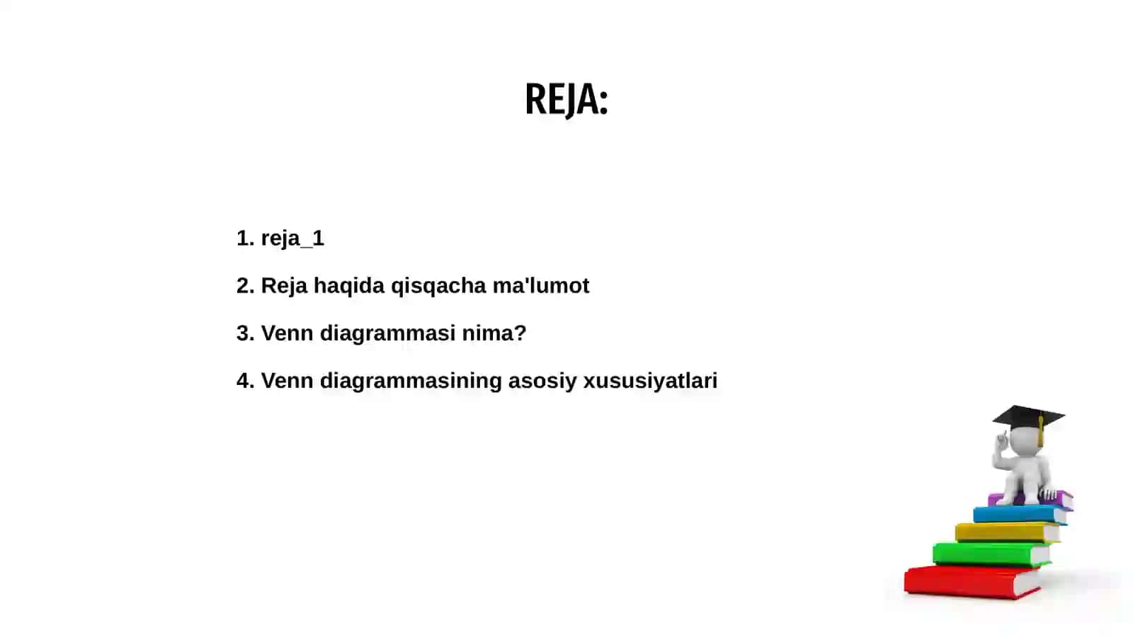 1 Venn diagrammasi haqida malumot 2