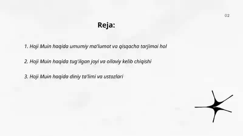 Hoji Muin haqida 2