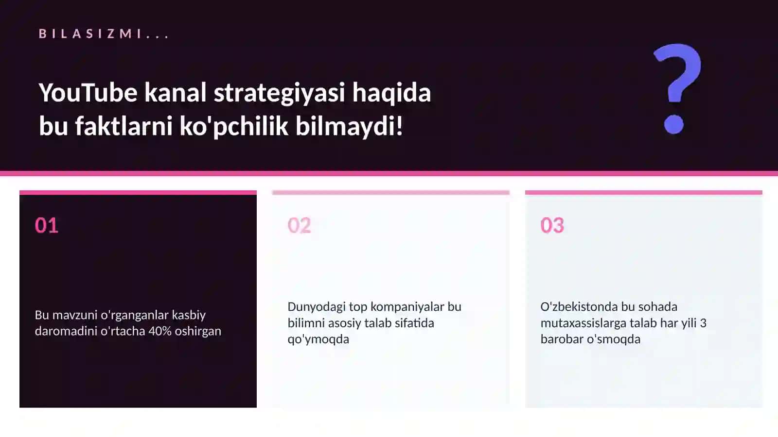 YouTube kanal strategiyasi 2