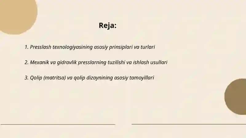 Presslash texnologiyasi 2
