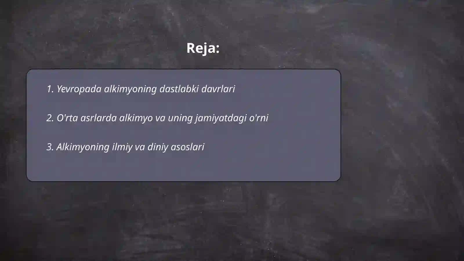 Yevropada alkimyo va uning rivojlanishi 2