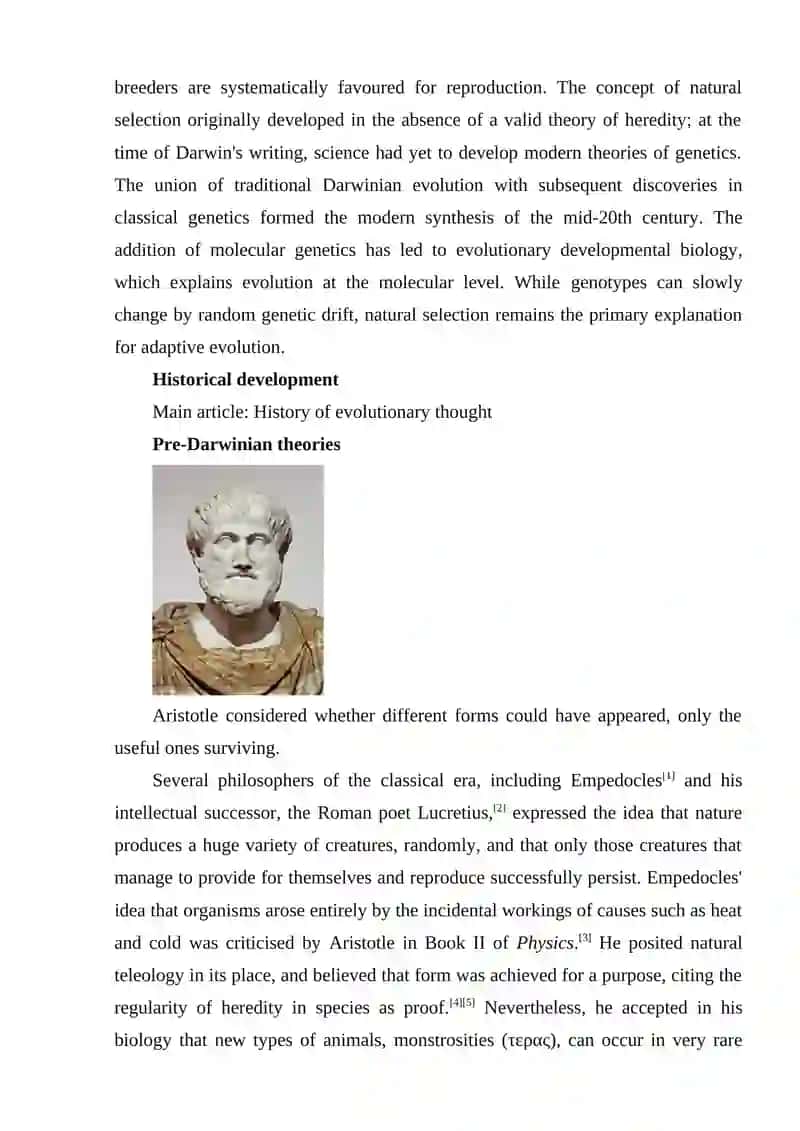 NATURAL SELECTION 2