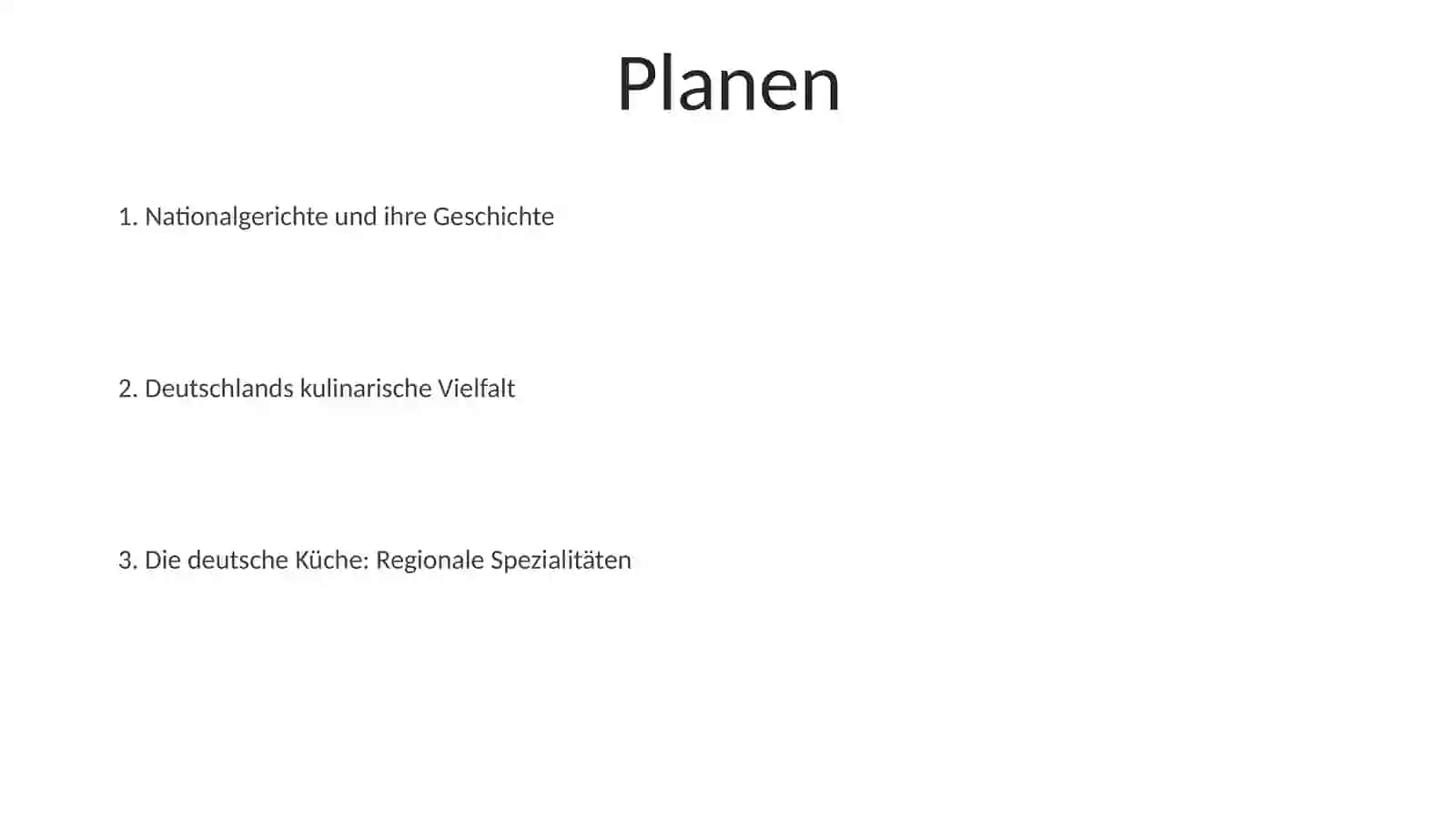 Deutschland Speisen und Nationalspeise 2