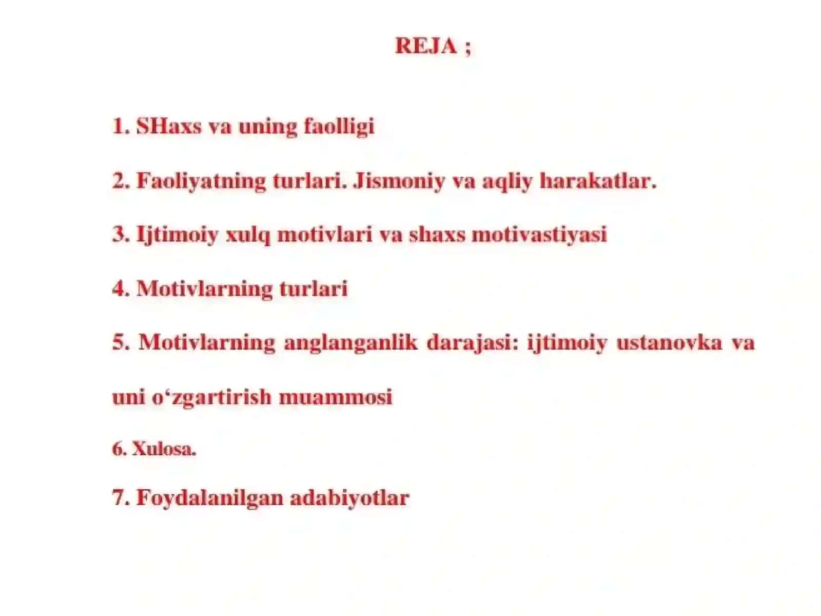 Faoliyat va uning turlari 2