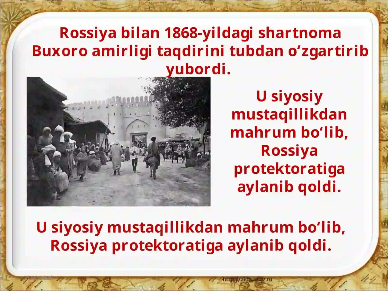 O'zbekiston tarixi fanidarsligi 2