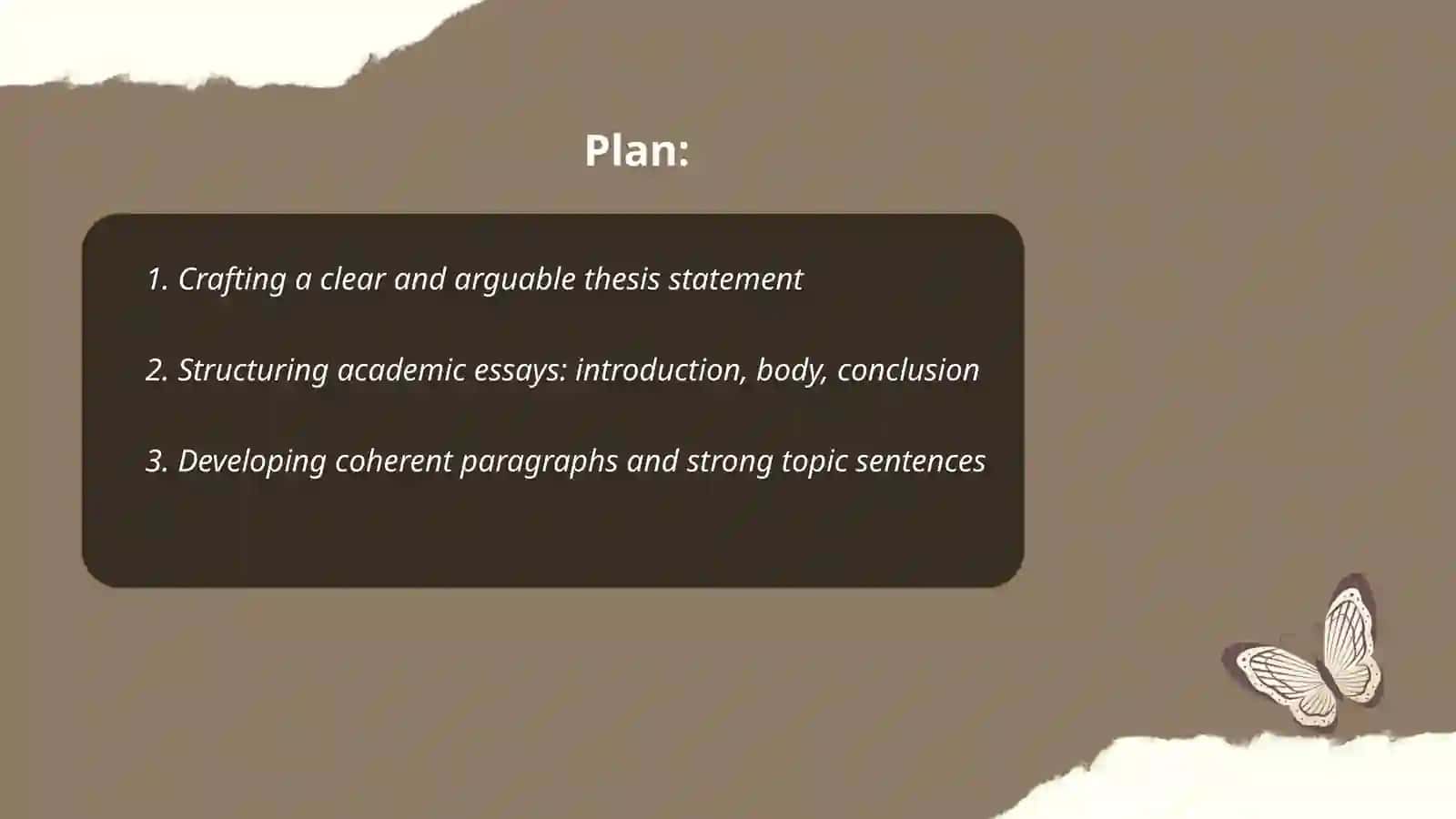 Academic essay writing and argumentation 2
