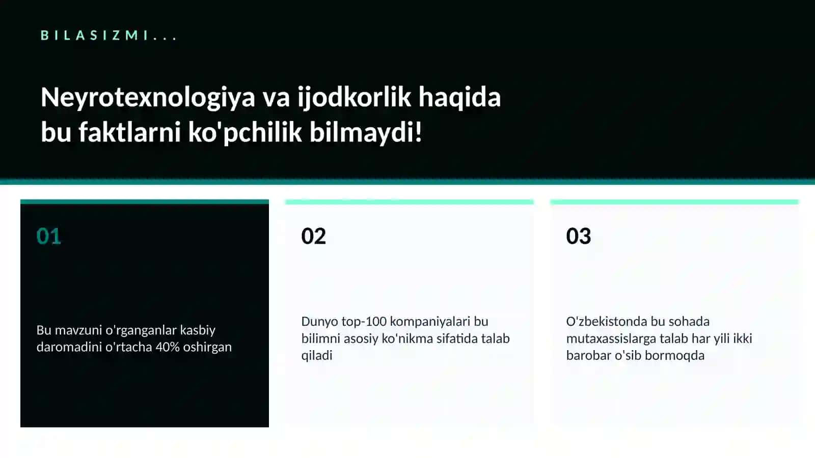 NEYROTEXNOLOGIYA VA MIYA 2