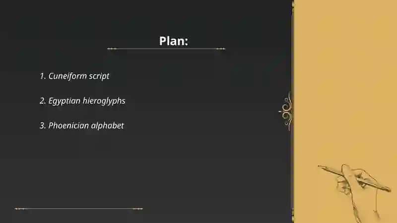 Historical and modern types of writing 2