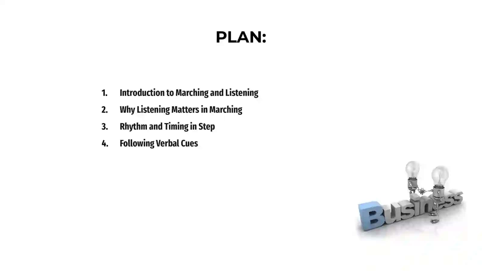 Marching and Listening 2