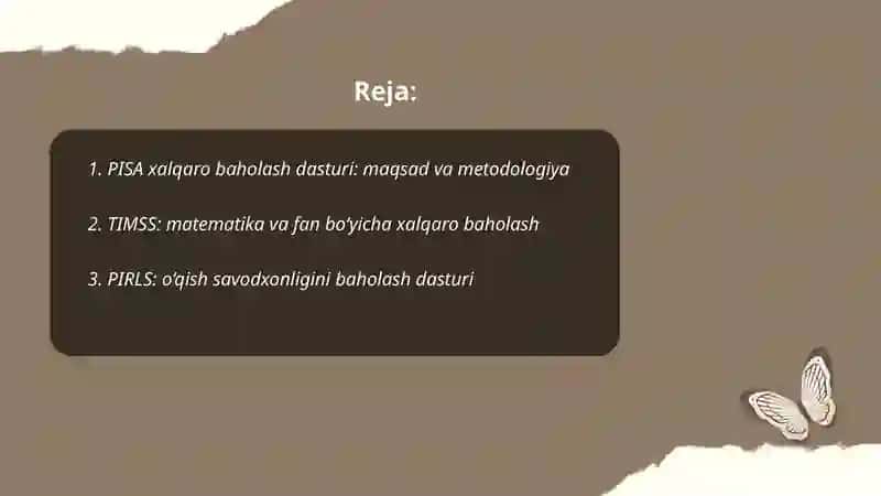 PISA xalqaro baholash dasturi 2
