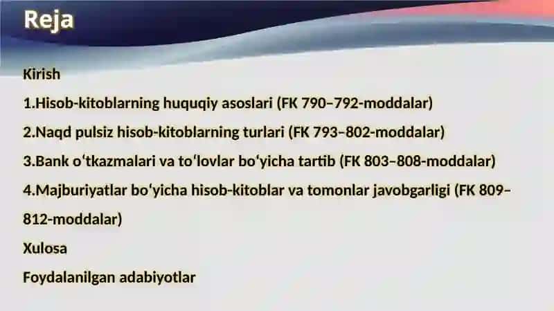 Hisob-kitoblar 2