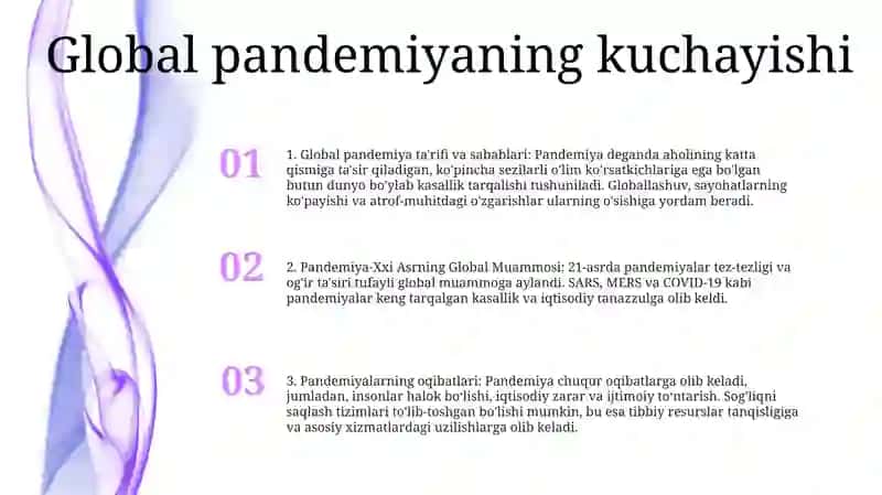 Pandemiya-Xxi Asrning Global Muammosi Va Uning Oqibatlari 2