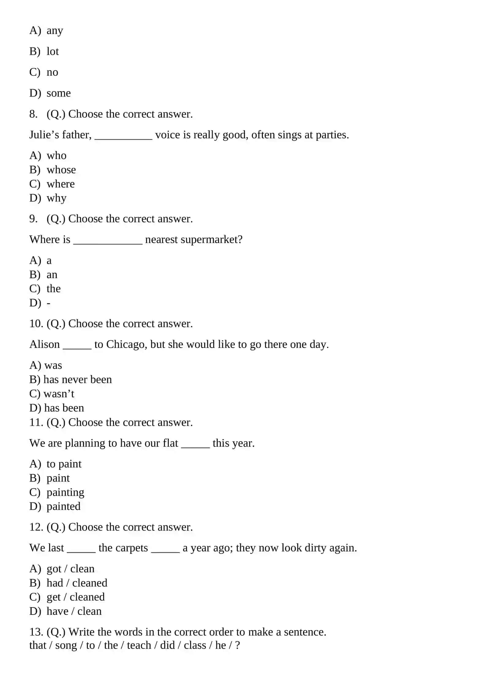 Grade 11 Variant-1 2