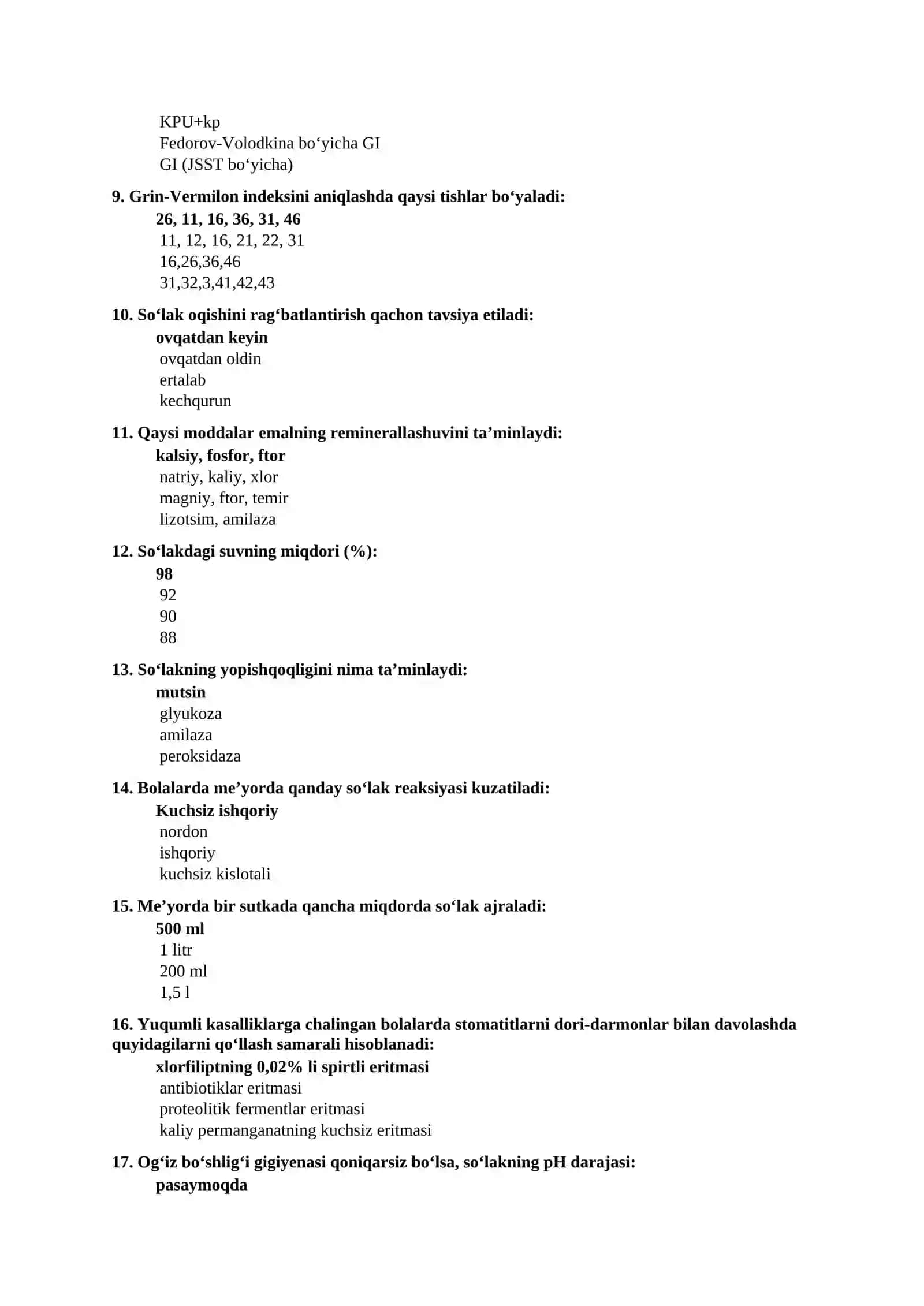 BOLALAR TERAPEVTIK STOMATOLOGIYASI 2