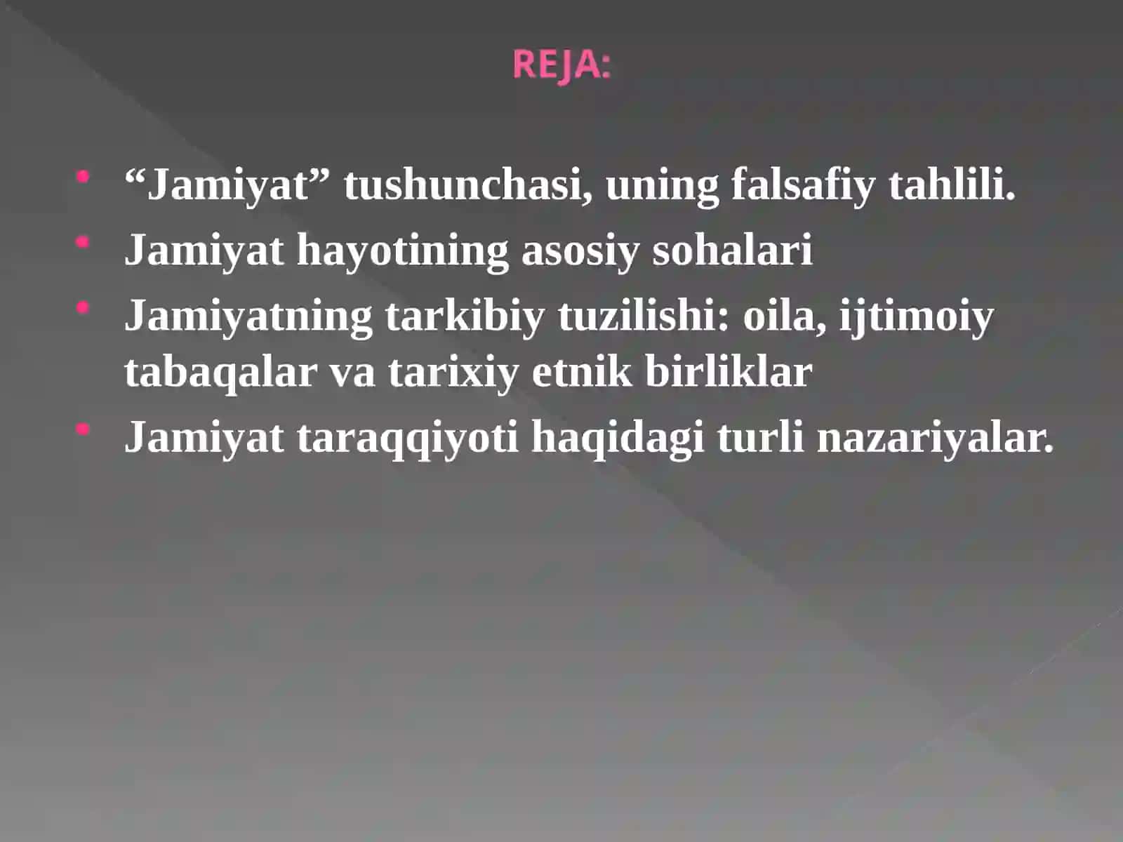 JAMIYAT FALSAFASI 2