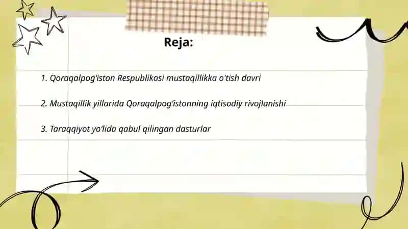 Mustaqillik yillarida Qoraqalpogʻiston respublikasi 2