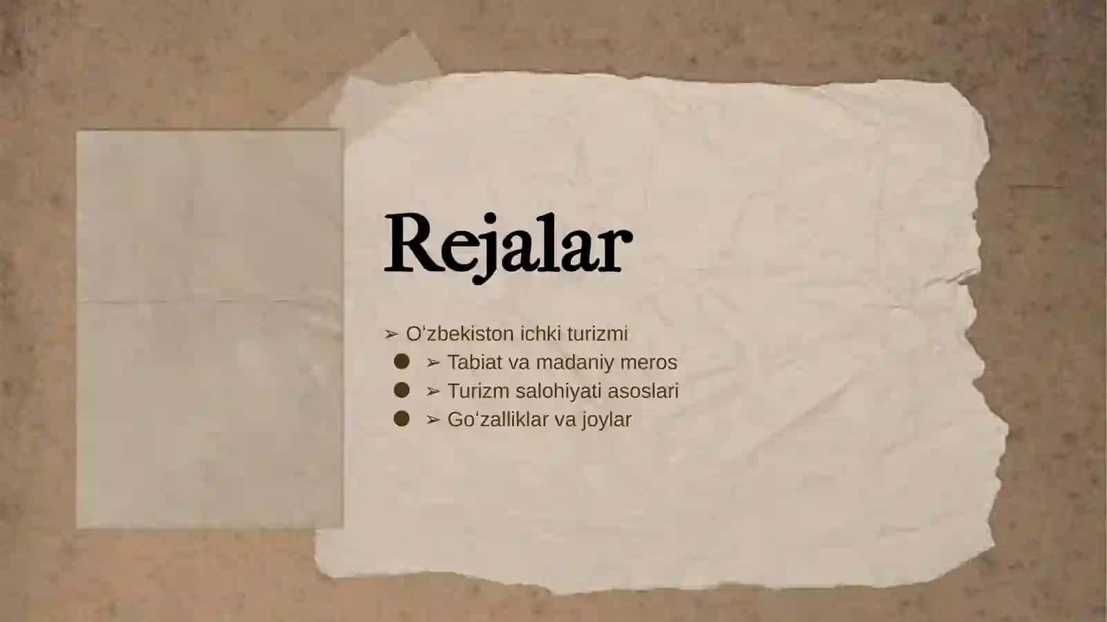 Oʻzbekistonning ICHKI TURIZM SALOHIYATI 2