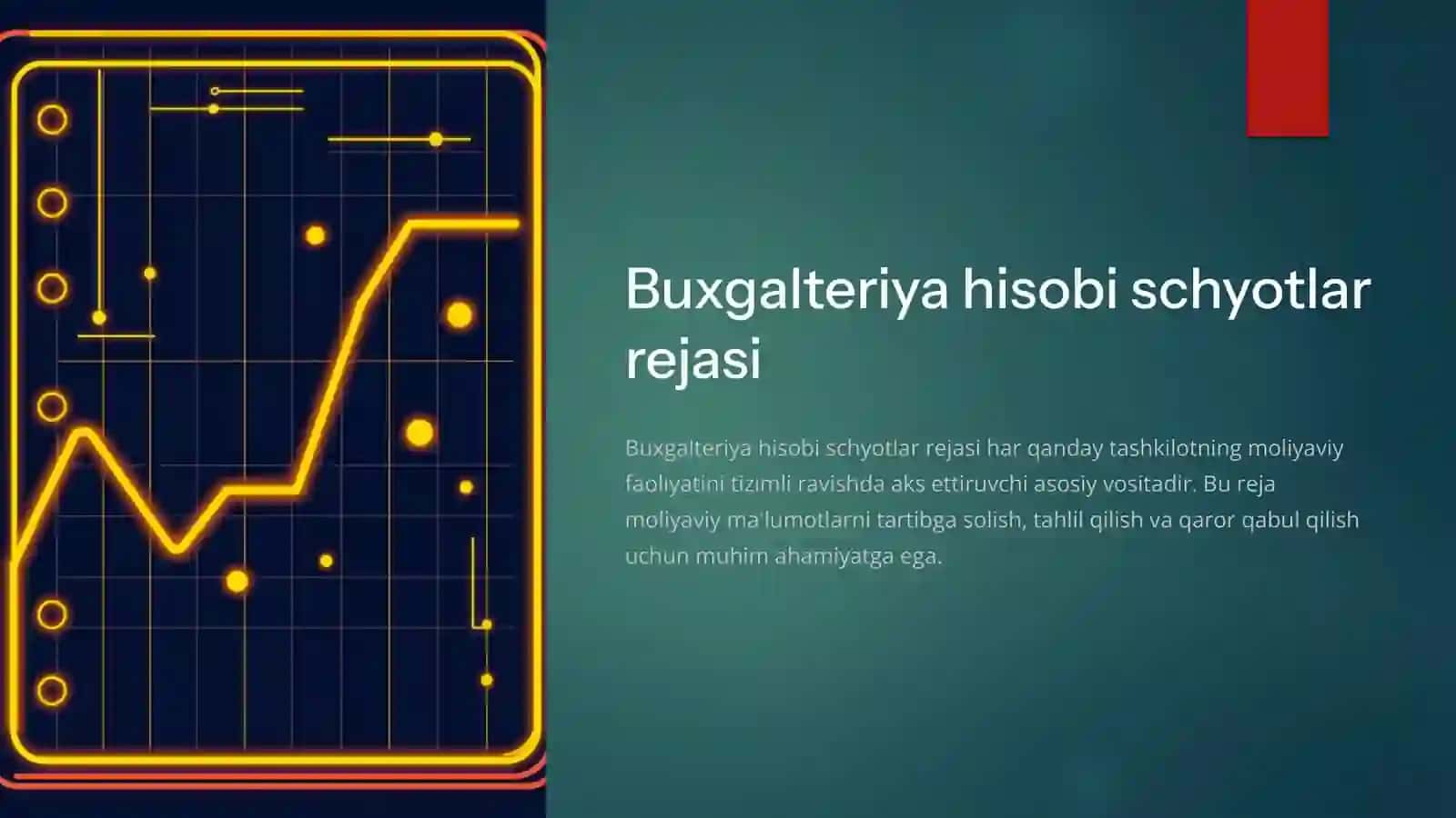 Buxgalteriya hisobi schyotlar rejasi 2