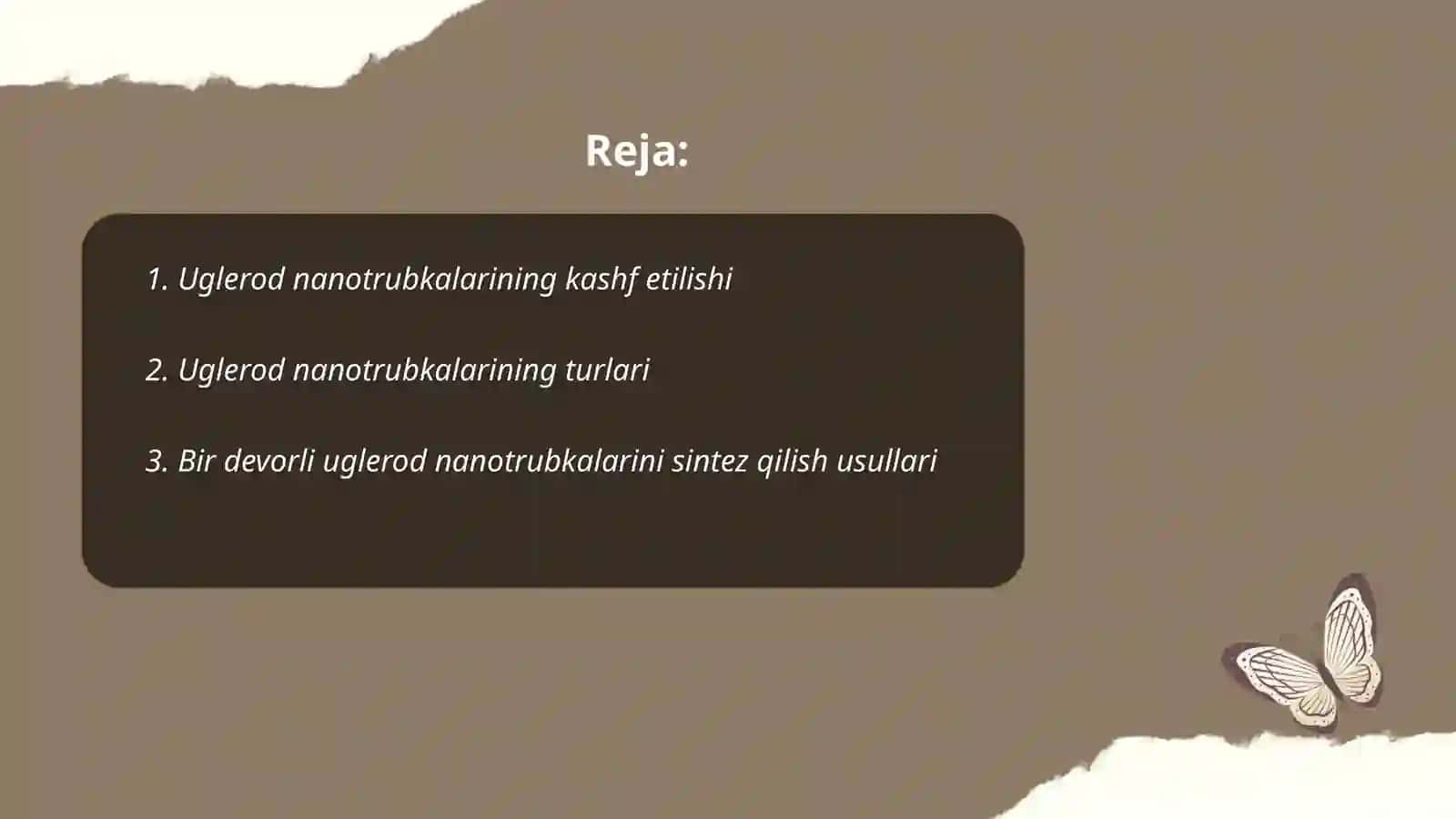 Uglerod nanotrubkalari va boshqalar 2