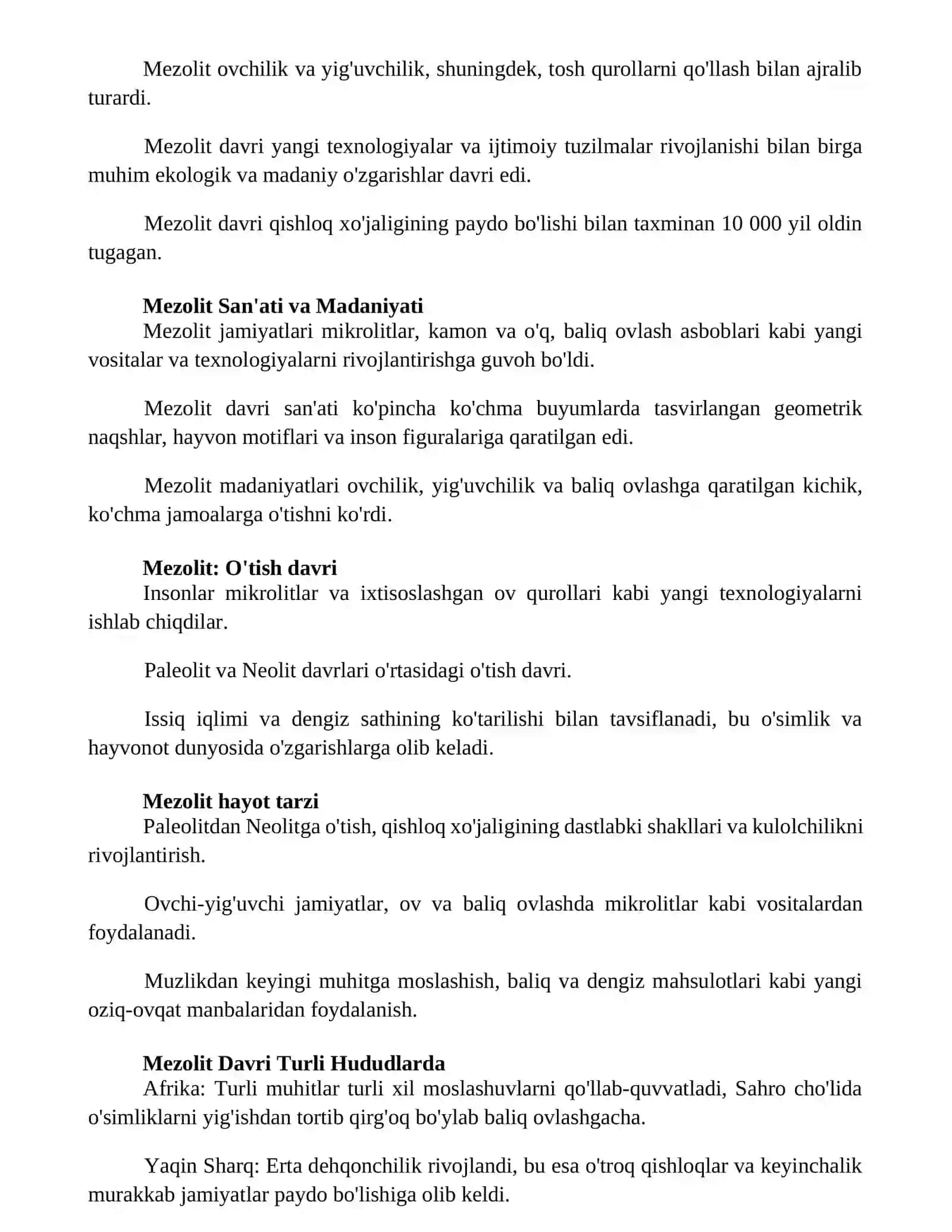 Mezolit 2