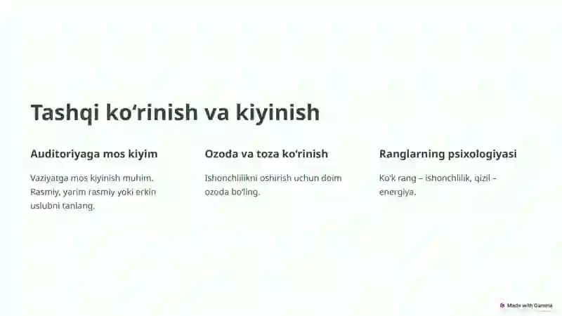 Notiqning imidji 2