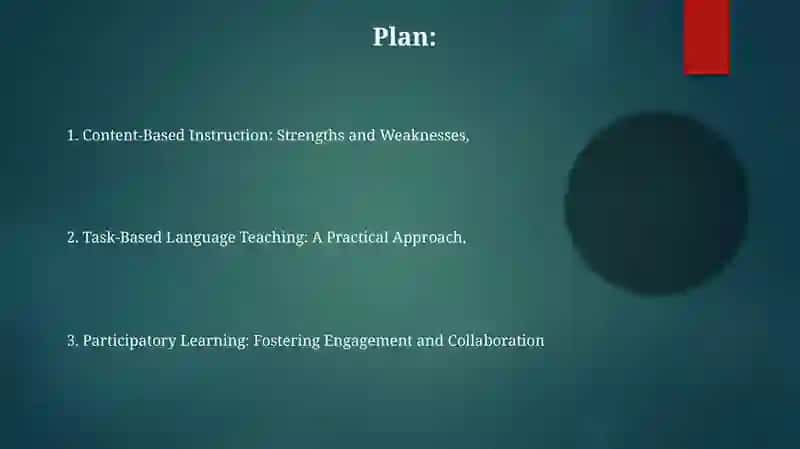 Task-Based Language Teaching (TBLT) 2