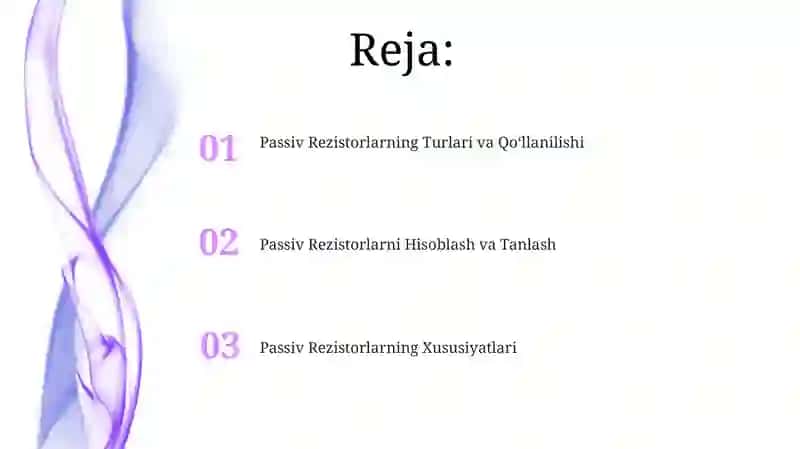 Passiv Rezistorlar 2
